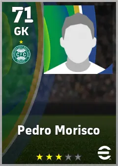 Pedro Morisco eFootball 2026 player card — 71 OVR GK