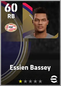 Essien Bassey eFootball 2026 player card, 60 OVR RB