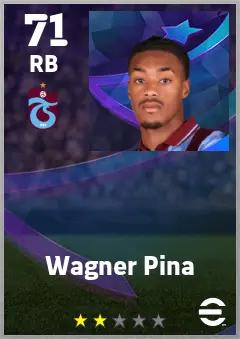 Wagner Pina eFootball 2026 player card — 71 OVR RB