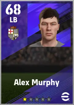 Alex Murphy eFootball 2026 player card — 68 OVR LB