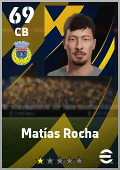 Matias Rocha eFootball 2026 player card — 69 OVR CB