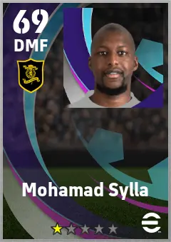 Mohamad Sylla eFootball 2026 player card — 69 OVR DMF