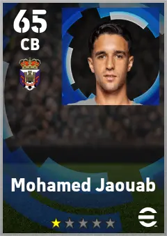 Mohamed Jaouab eFootball 2026 player card — 65 OVR CB