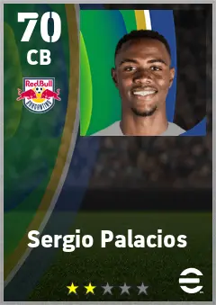 Sergio Palacios eFootball 2026 player card — 70 OVR CB