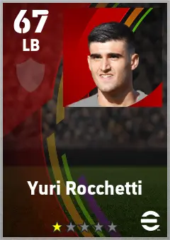 Yuri Rocchetti eFootball 2026 player card — 67 OVR LB
