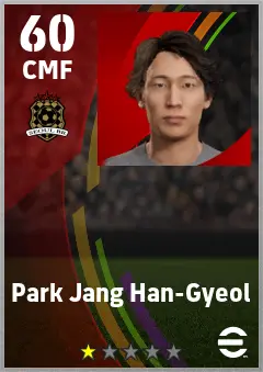Park Jang Han-Gyeol eFootball 2026 player card — 60 OVR CMF