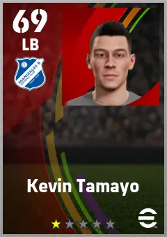 Kevin Tamayo eFootball 2026 player card — 69 OVR LB