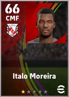 Italo Moreira eFootball 2026 player card — 66 OVR CMF