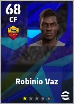 Robinio Vaz eFootball 2026 player card — 68 OVR CF
