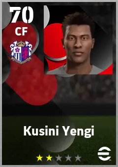 Kusini Yengi eFootball 2026 player card — 70 OVR CF