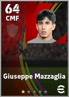 Giuseppe Mazzaglia eFootball 2026 player card — 64 OVR CMF