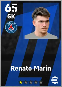 Renato Marin eFootball 2026 player card — 65 OVR GK
