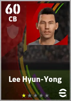 Lee Hyun-Yong eFootball 2026 player card — 60 OVR CB