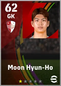 Moon Hyun-Ho eFootball 2026 player card — 62 OVR GK