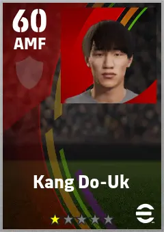 Kang Do-Uk eFootball 2026 player card — 60 OVR AMF