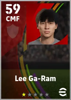 Lee Ga-Ram eFootball 2026 player card — 59 OVR CMF