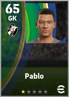 Pablo eFootball 2026 player card — 65 OVR GK