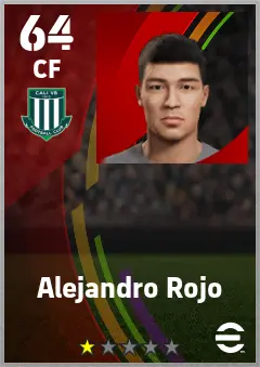 Alejandro Rojo eFootball 2026 player card — 64 OVR CF