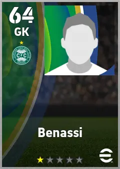 Benassi eFootball 2026 player card — 64 OVR GK