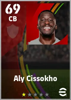 Aly Cissokho eFootball 2026 player card — 69 OVR CB