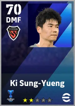 Ki Sung-Yueng eFootball 2026 player card — 70 OVR DMF