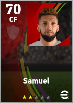Samuel eFootball 2026 player card — 70 OVR CF
