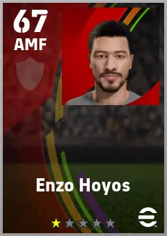 Enzo Hoyos eFootball 2026 player card — 67 OVR AMF