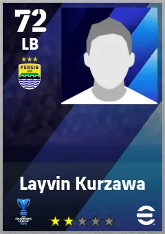 Layvin Kurzawa eFootball 2026 player card — 72 OVR LB