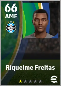Riquelme Freitas eFootball 2026 player card — 66 OVR AMF