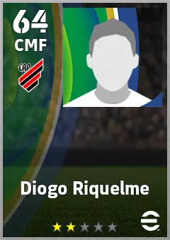 Diogo Riquelme eFootball 2026 player card — 64 OVR CMF
