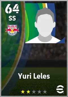 Yuri Leles eFootball 2026 player card — 64 OVR SS
