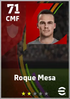 Roque Mesa eFootball 2026 player card — 69 OVR CMF