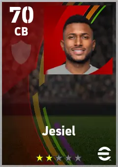 Jesiel eFootball 2026 player card — 70 OVR CB