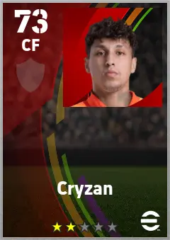 Cryzan eFootball 2026 player card — 73 OVR CF