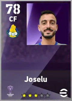 Joselu eFootball 2026 player card — 78 OVR CF