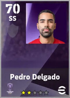 Pedro Delgado eFootball 2026 player card — 70 OVR SS