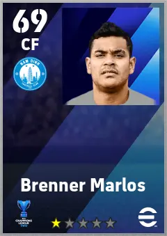 Brenner Marlos eFootball 2026 player card — 69 OVR CF