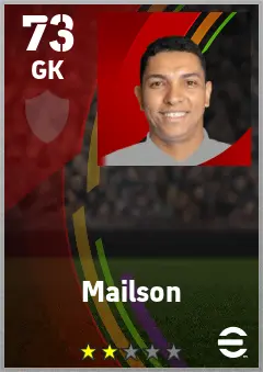 Mailson eFootball 2026 player card — 73 OVR GK
