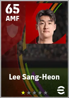 Lee Sang-Heon eFootball 2026 player card — 65 OVR AMF