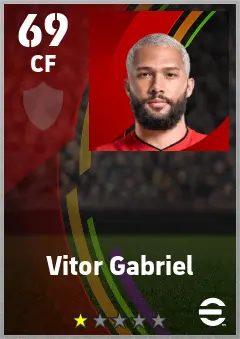 Vitor Gabriel eFootball 2026 player card — 69 OVR CF