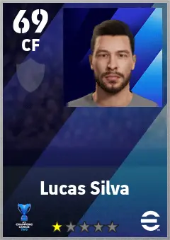 Lucas Silva eFootball 2026 player card — 69 OVR CF