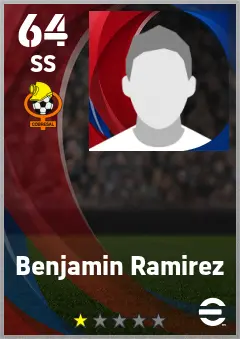 Benjamin Ramirez eFootball 2026 player card — 64 OVR SS