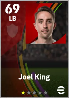 Joel King eFootball 2026 player card — 69 OVR LB
