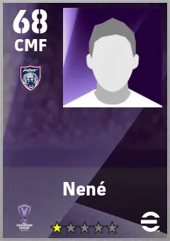 Nene eFootball 2026 player card — 68 OVR CMF