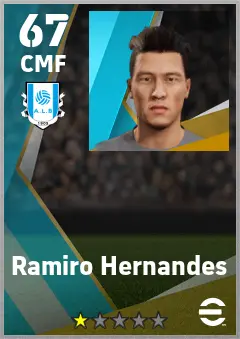 Ramiro Hernandes eFootball 2026 player card — 67 OVR CMF