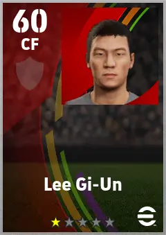 Lee Gi-Un eFootball 2026 player card — 60 OVR CF