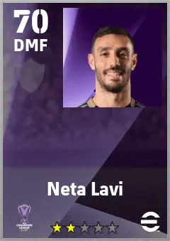 Neta Lavi eFootball 2026 player card — 71 OVR DMF