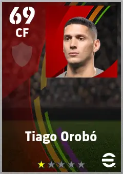 Tiago Orobo eFootball 2026 player card — 69 OVR CF