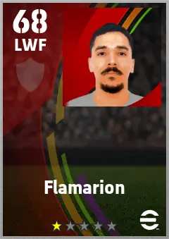 Flamarion eFootball 2026 player card — 68 OVR LWF