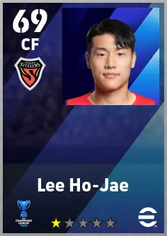 Lee Ho-Jae eFootball 2026 player card — 69 OVR CF